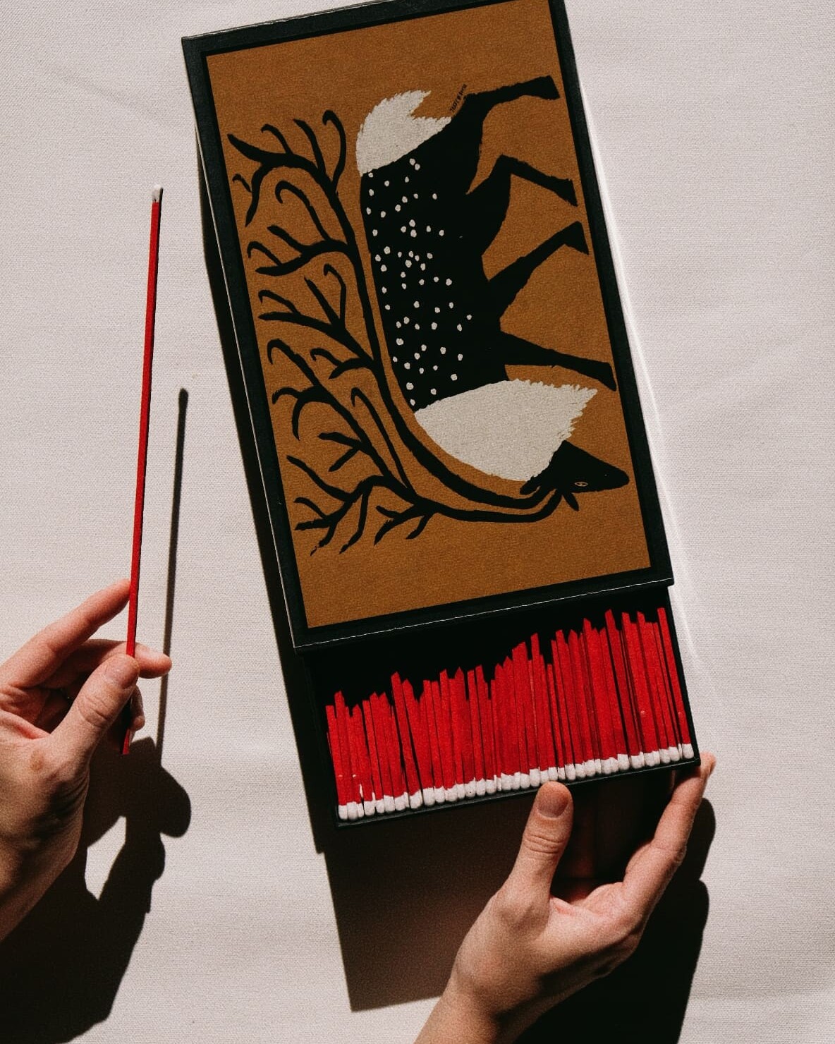 Zápalky Archivist Reindeer Giant Matches